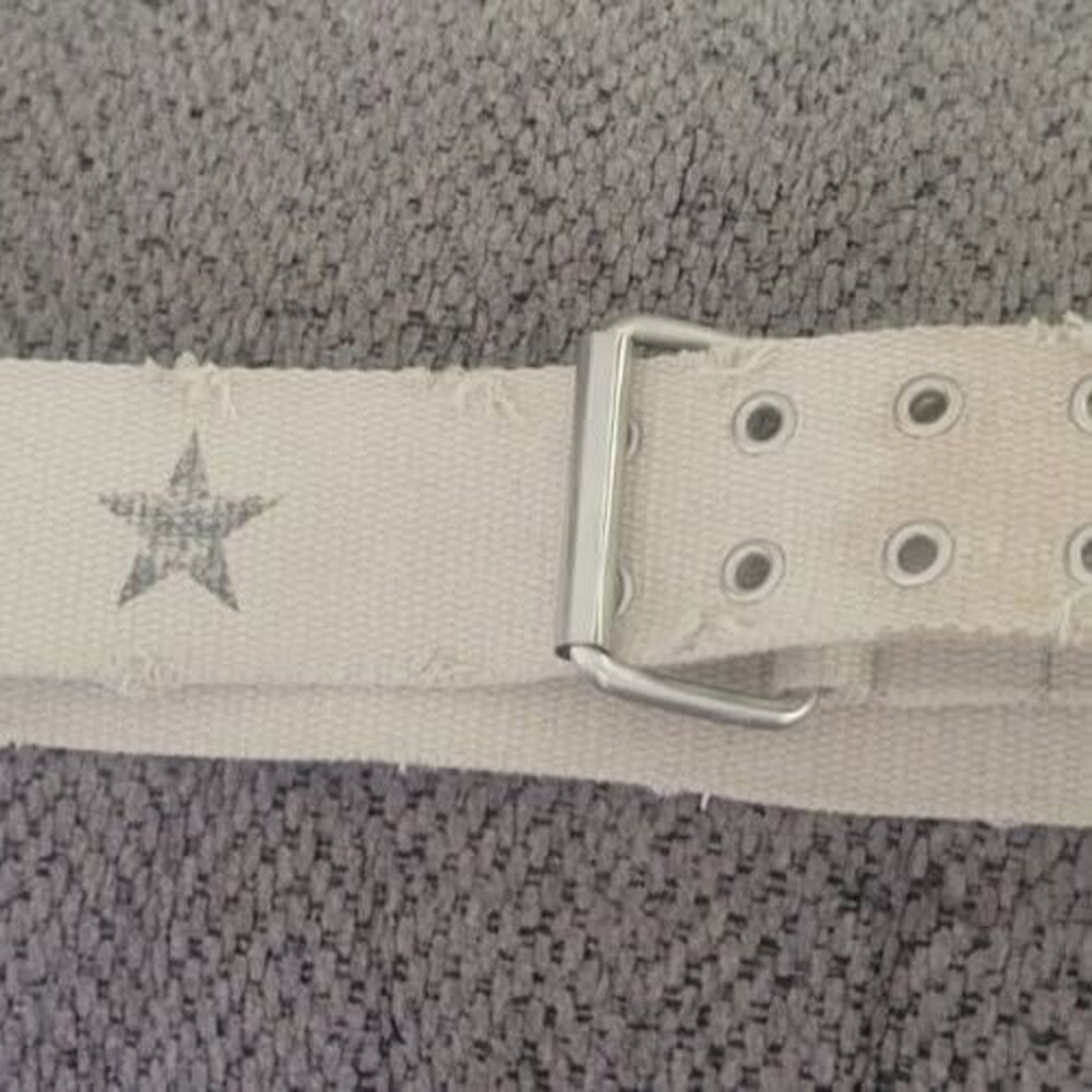 Hip Belt Drab Hippie BoHo Womens Size 13/14 Hipster Smile Love Squeeze